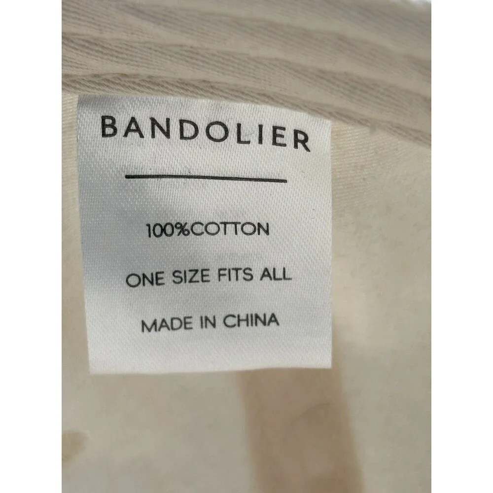 Bandolier Made To Move Hat Cream Black Two Tone Baseball Cap